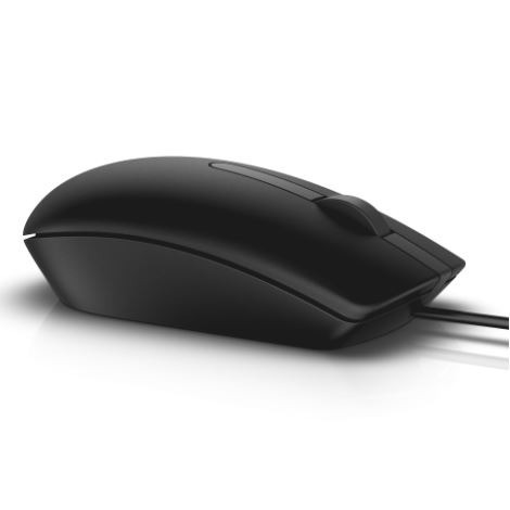 Mouse Dell MS116 Negru, USB, 1000 DPI, Ergonomic - imagine 3