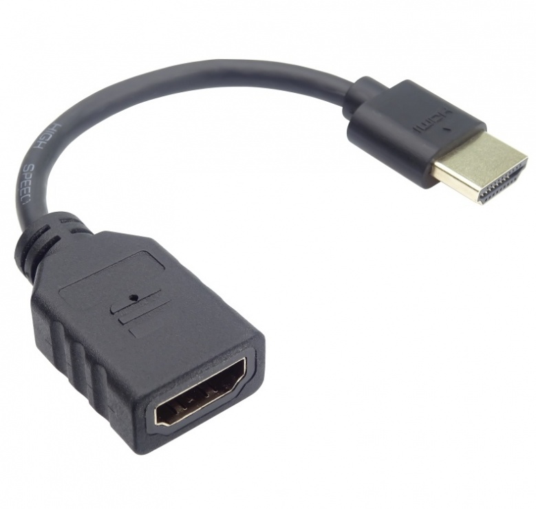 Cablu HDMI 4K 0.13m T-M OEM | Prelungitor Scurt