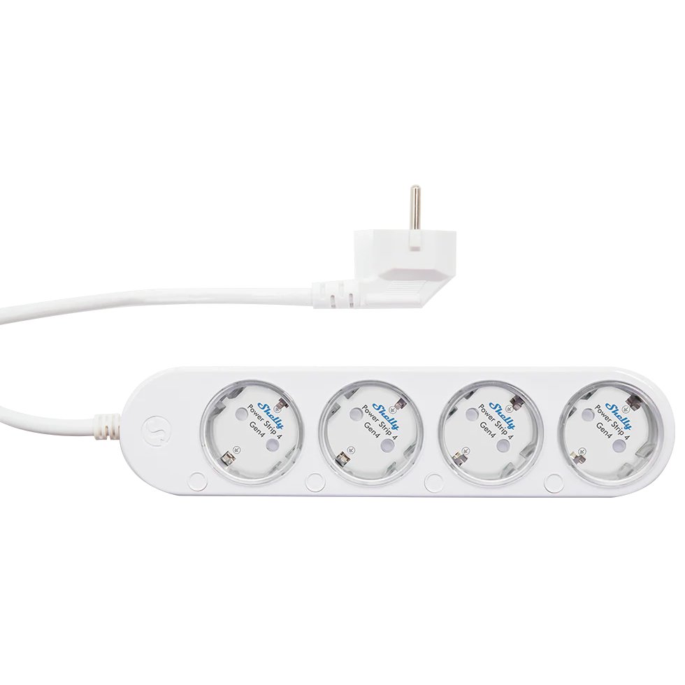 Shelly Power Strip 4 Gen4 Alb | Prelungitor Inteligent