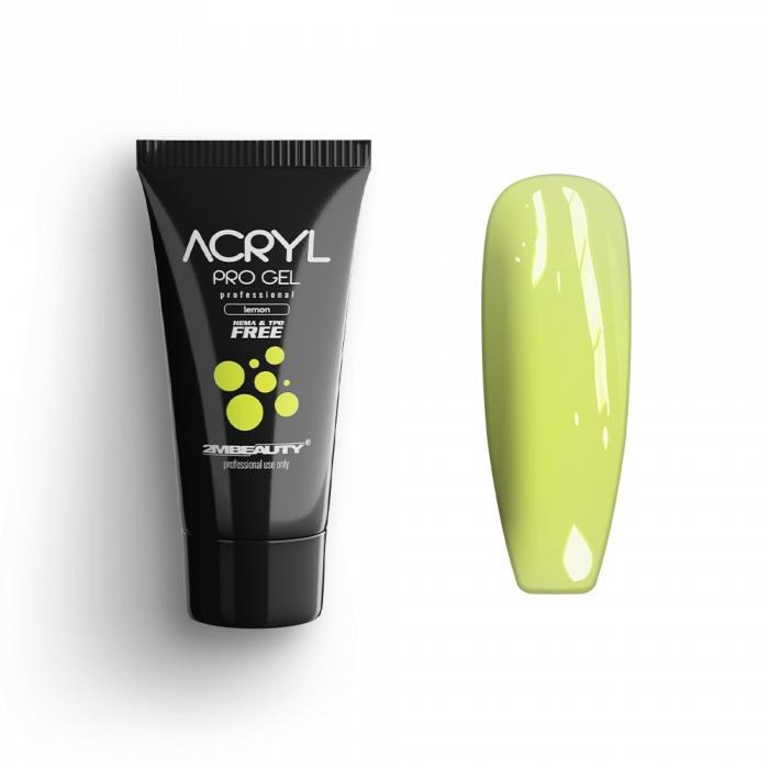Acryl Pro Gel 2M Hema Free Lemon 15g - Nailshop
