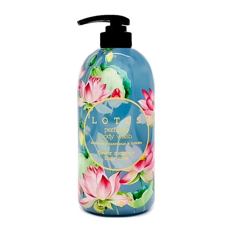 Gel de Duș Jigott Lotus 750 ml, Calmează Pielea Sensibilă