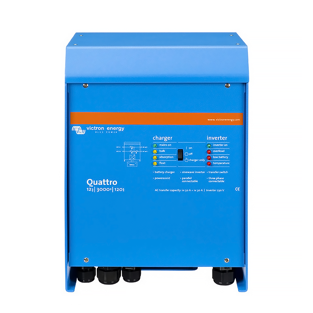 Invertor Victron Quattro 12V 3000VA 120A - Sistem Complet