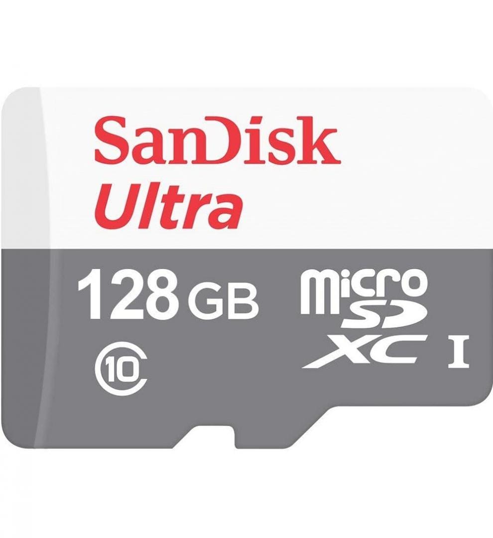 Card MicroSDXC SanDisk 128GB Class 10 80MB/s cu adaptor SD