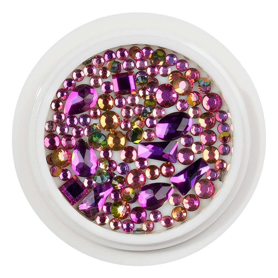 Cristale Unghii LUXORISE Rainbow, decoratiuni nail art