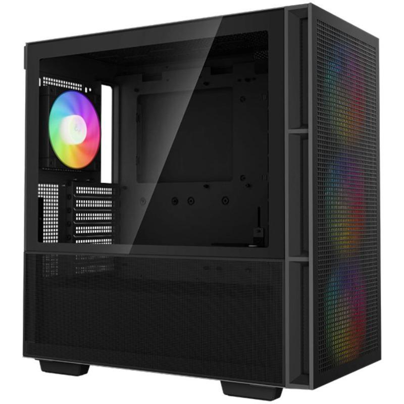 Carcasa Deepcool CH560 ARGB Mid Tower Negru - Sticla Temperata - imagine 2