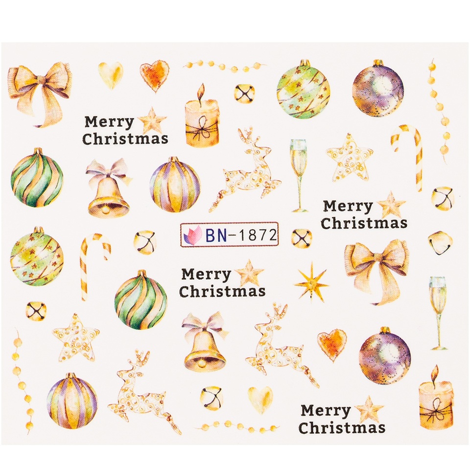 Tatuaj Unghii LUXORISE Christmas Deco