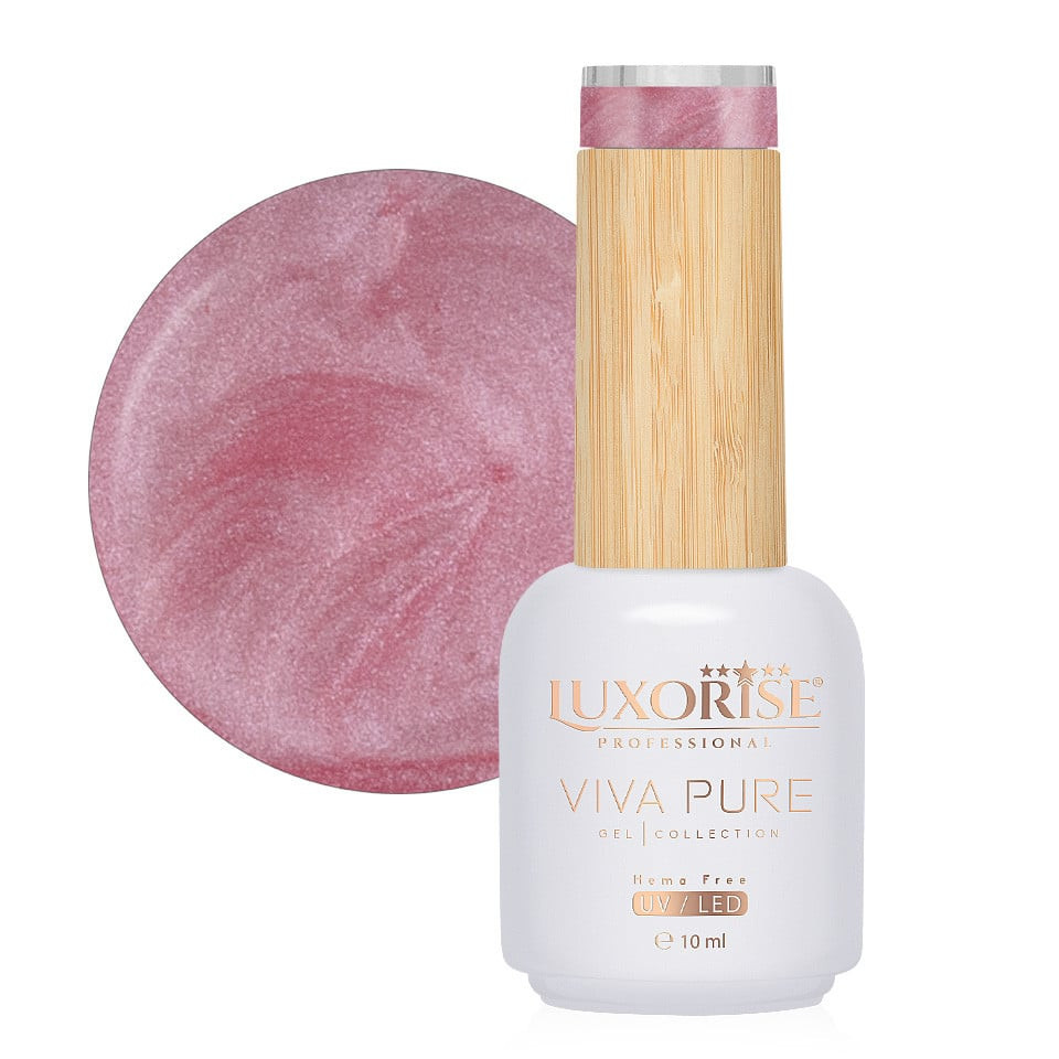 Oja Semipermanenta Hema Free Luxorise Metallic Rose 10ml