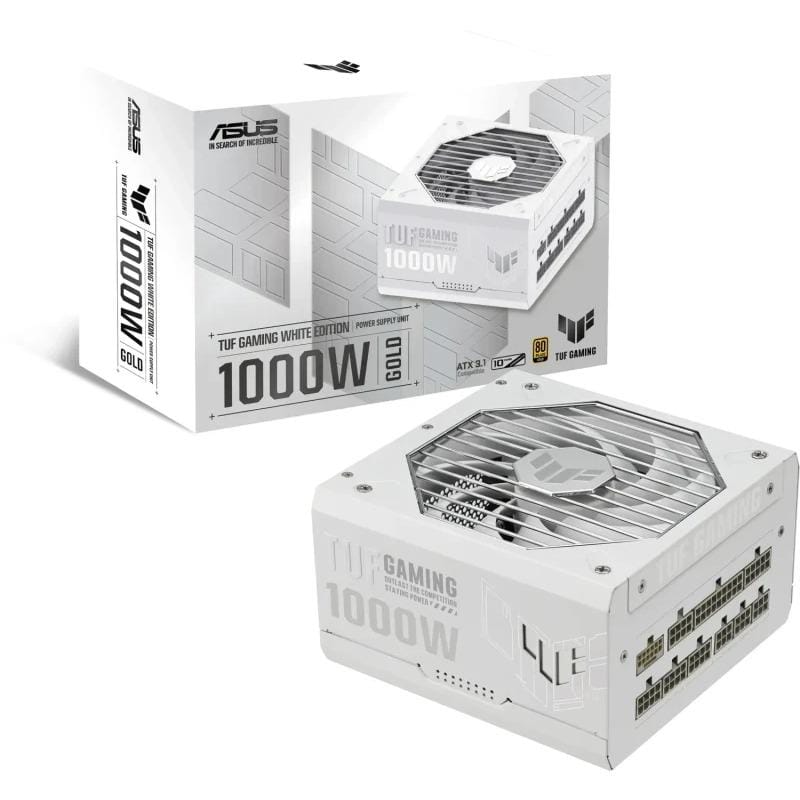 Sursa ASUS TUF GAMING 1000W Alb 80 Plus Gold | Performanță Gaming - imagine 2
