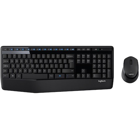 Logitech MK345 Wireless - Kit Tastatură + Mouse, Ergonomic