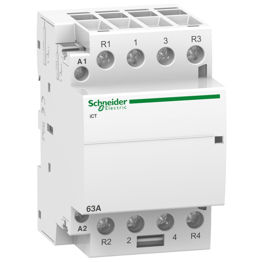 Contactor modular Schneider Acti 9, 4P, 63A, 2NO+2NC