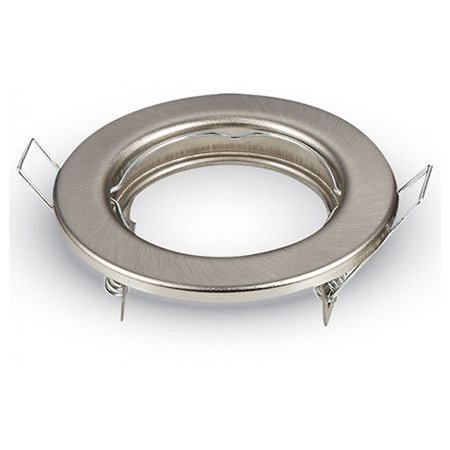 Corp Spot GU10 V-TAC Crom Mat, Unghi Reglabil