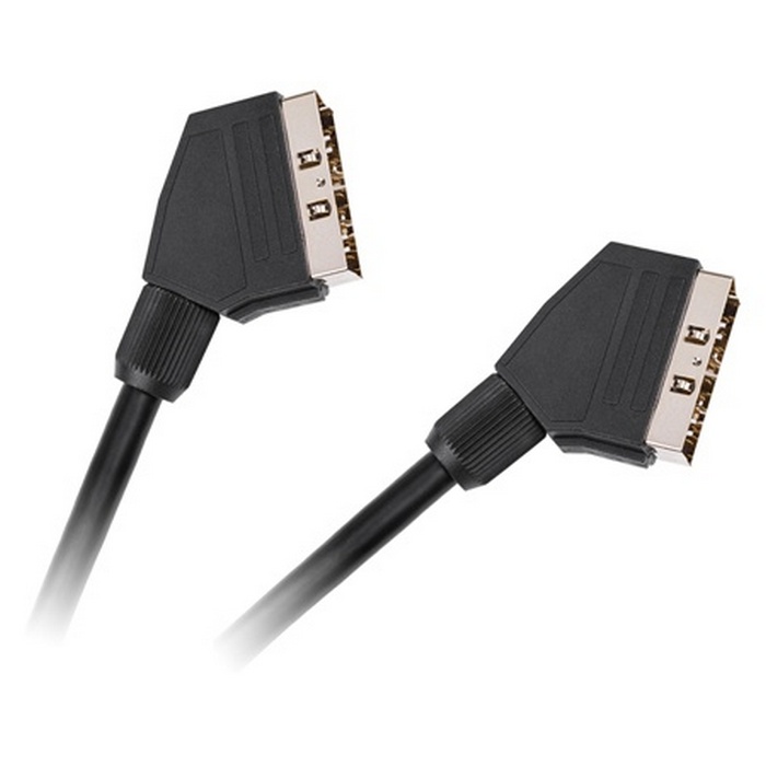 Cablu SCART Cabletech 1.5m Aurit Dublu Ecranat