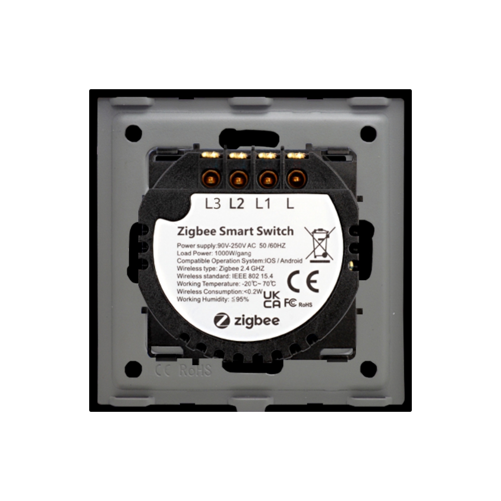 Intrerupator Triplu Touch ZigBee Smart Home - imagine 8