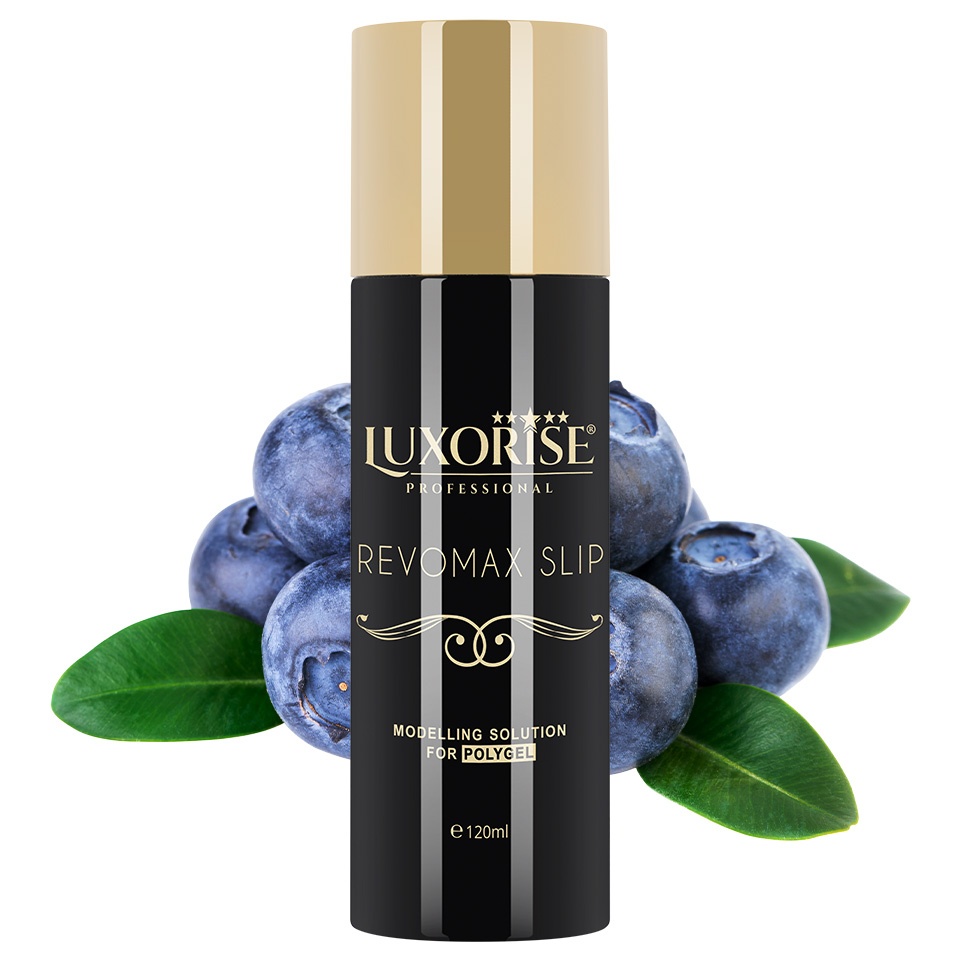 Solutie Modelare Polygel Luxorise Blueberry 120ml