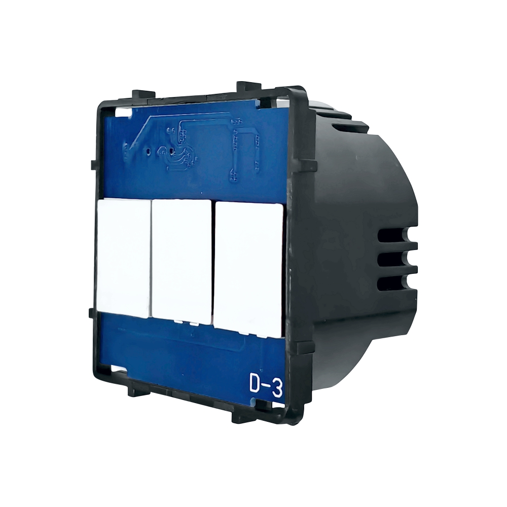 Modul Intrerupator Triplu Touch Luxion, Sticla