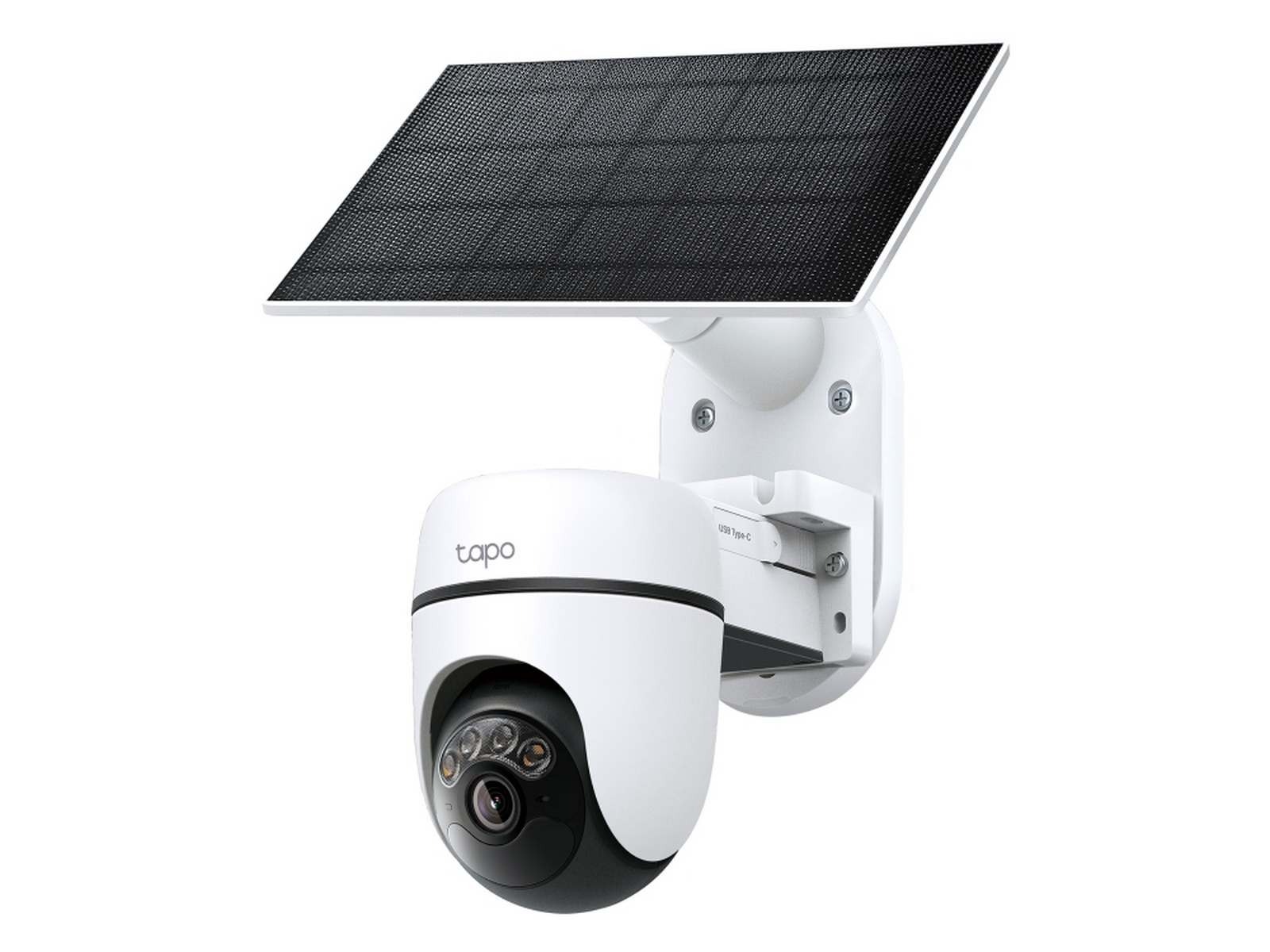 Camera supraveghere Wi-Fi cu panou solar Tapo C630 KIT, 3K 5MP, Iluminare duala, Audio, Alarma, control vocal, slot microSD, IP65