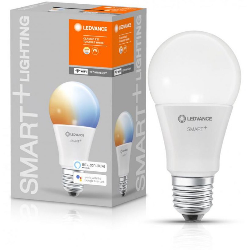 Bec LED Smart+ WiFi Osram E27 Tunable White 9W - imagine 1
