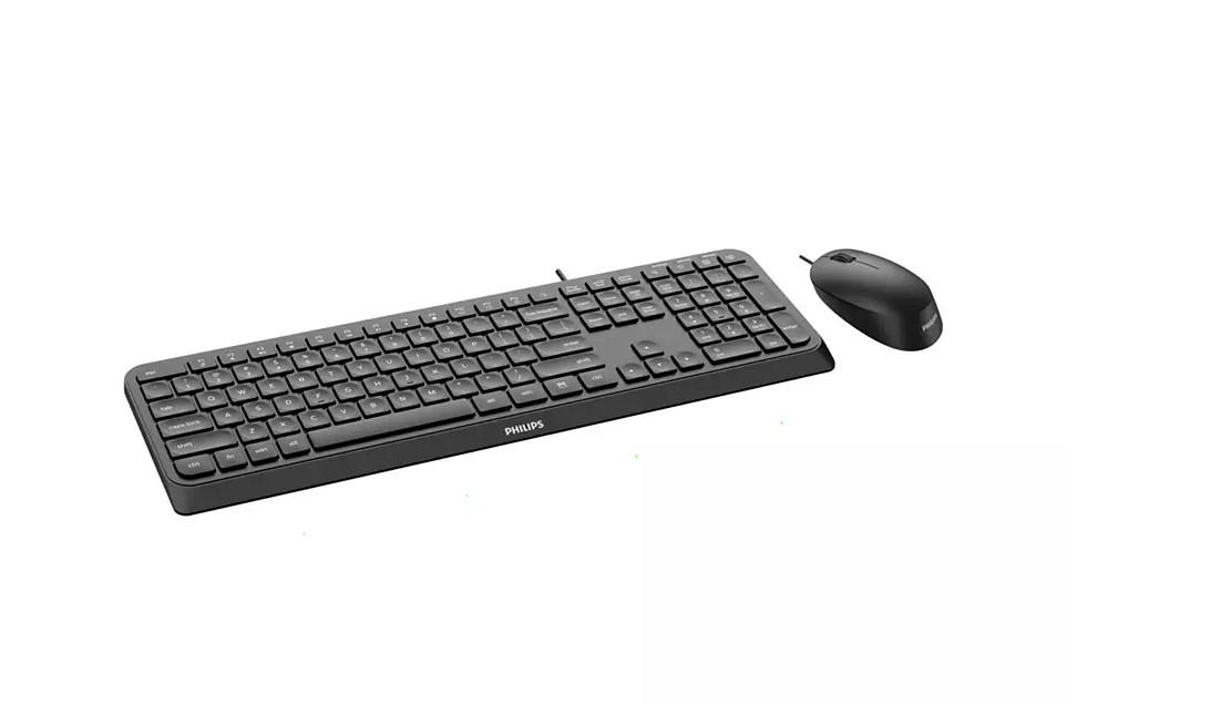 Tastatură și Mouse Philips USB 2.0 - Kit Office Premium - imagine 2