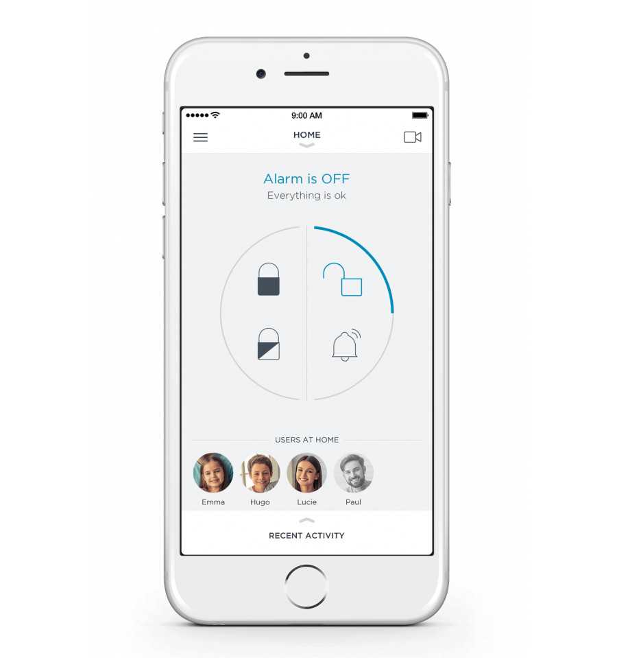 Sistem Alarmă Somfy IntelliTAG™, Sirenă și Brelocuri - imagine 4