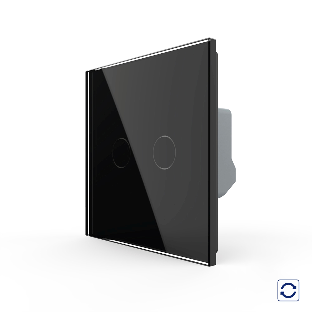 Intrerupator Touch Dublu LIVOLO, Revenire, Design Modern - imagine 5