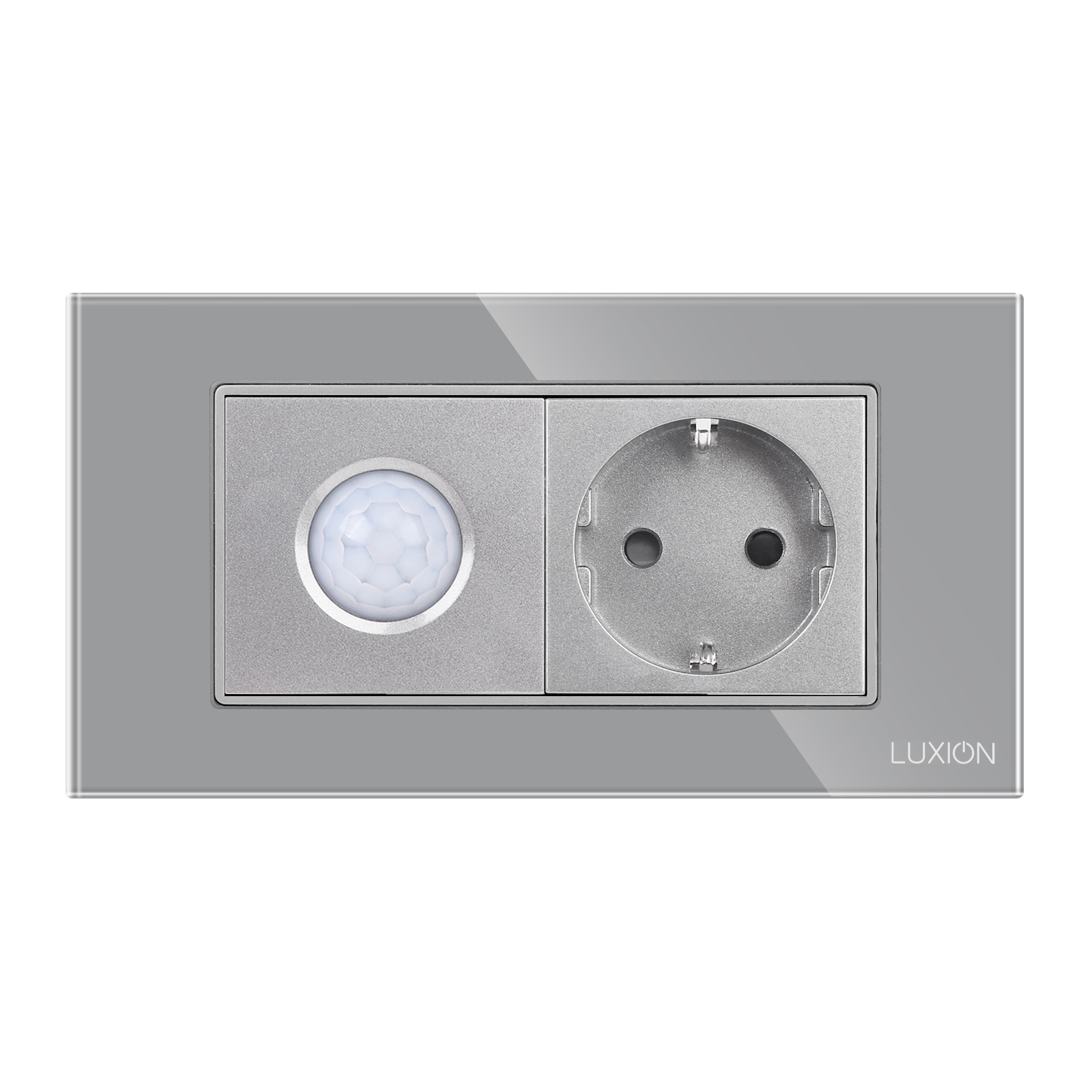 Senzor de Miscare 2M si Priza Schuko LUXION, Rama Sticla, IP44 - imagine 14