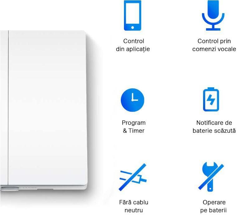 Întrerupator Inteligent Dublu TP-Link TAPO S220 - Smart Home - imagine 3