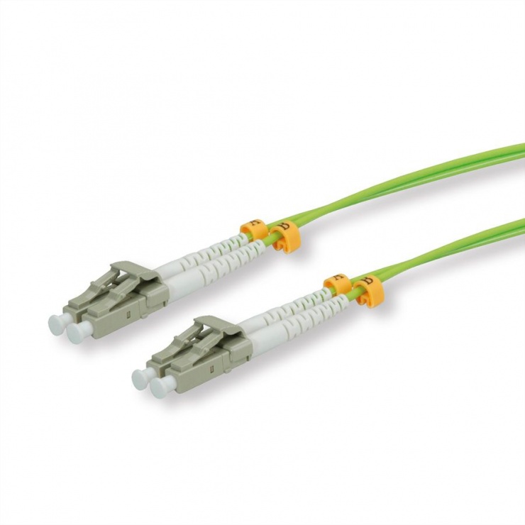 Cablu Fibra Optica OM5 LC-LC 5m Roline