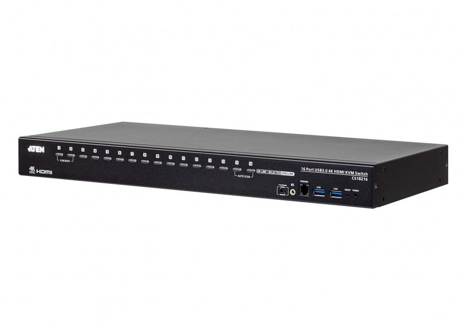 Switch KVM ATEN 16 porturi 4K HDMI USB 3.0