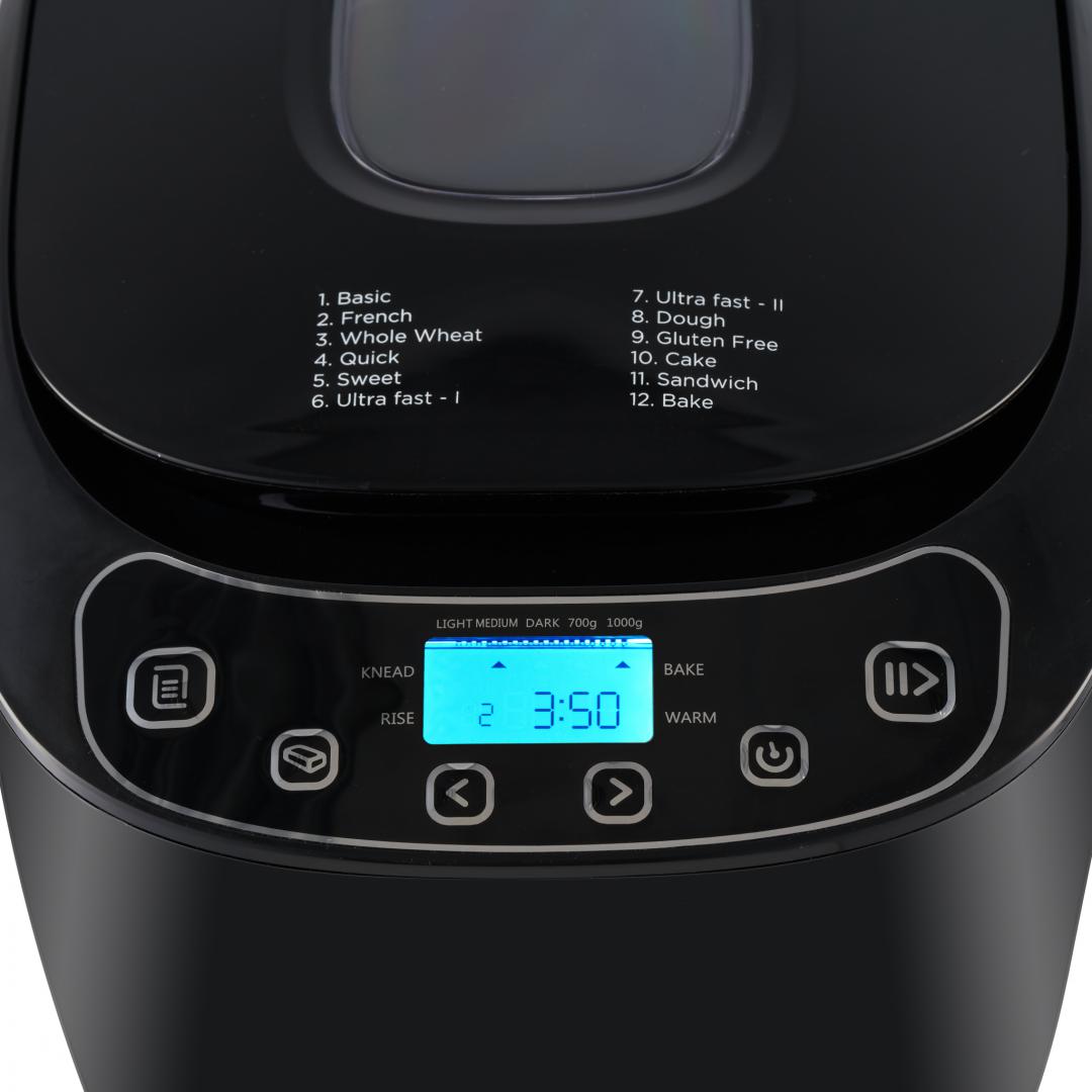 Mașină de Făcut Pâine FBM-900BK, 12 Programe, 550W - imagine 2
