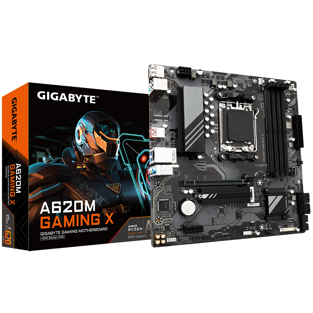Placă Bază Gigabyte A620M GAMING X AX AM5 DDR5 mATX WiFi
