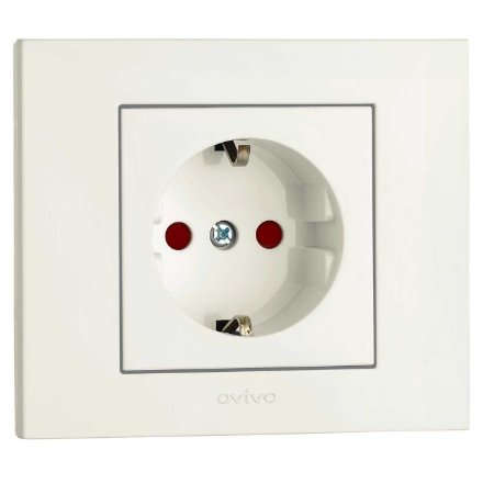 Priza Schuko cu Protecție Copii Ovivo Grano OV00028, 16A