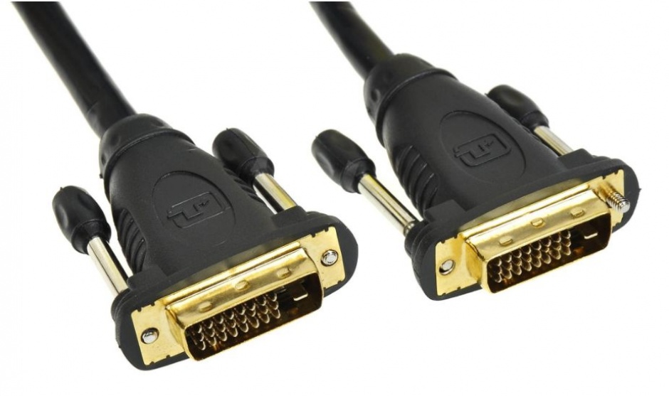 Cablu DVI-D Dual Link 2m Negru