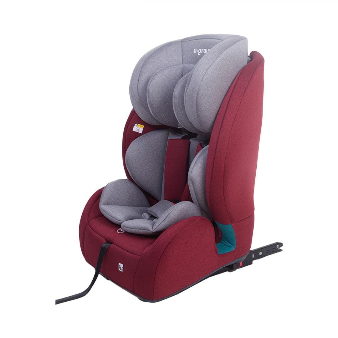 Scaun Auto U-Grow i-Size 15Luni-12Ani, Rosu, ISOFIX - imagine 3