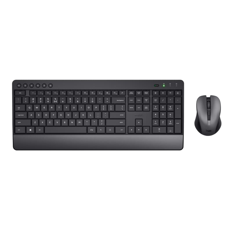 Trust Trezo Kit Tastatura + Mouse Wireless, Eco-Friendly - imagine 3