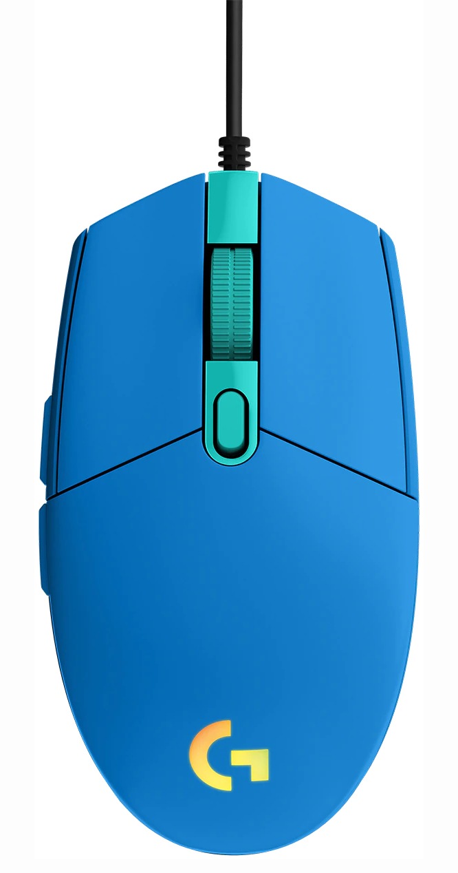 Mouse Gaming Logitech G102, 8000 DPI, LIGHTSYNC Albastru