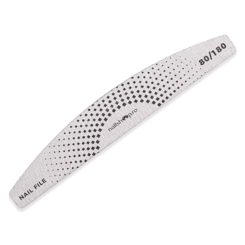 Pila Semiluna Nailshop 80/180 - Ergonomică și Eficientă