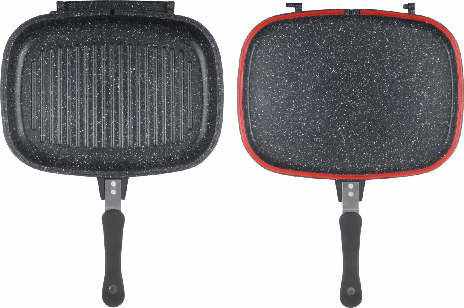 Tigaie Dublă Grill Heinner Dark Line 32x24cm - Inducție - imagine 5