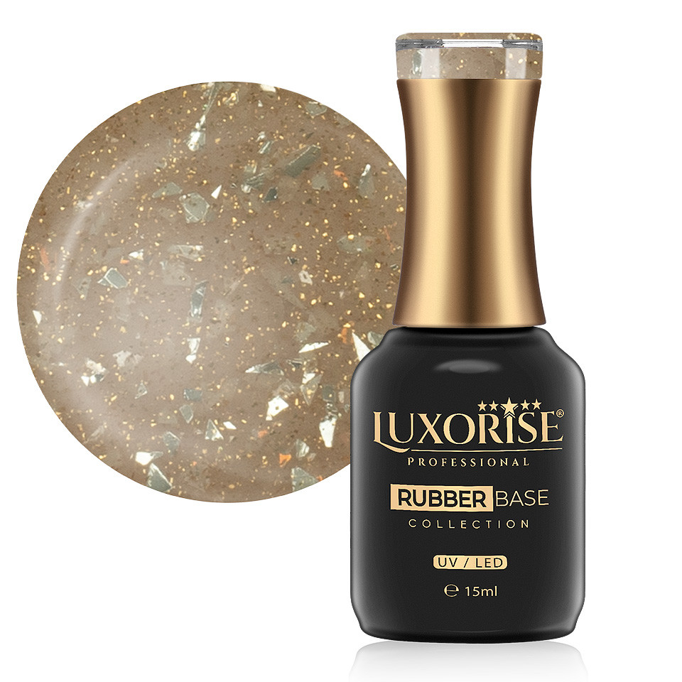 Rubber Base LUXORISE Pandora Dazzle 15ml - Autonivelantă