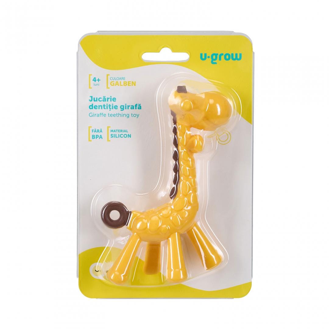 Jucărie Dentiție Girafă U-Grow - Silicon Moale Non-Toxic - imagine 5