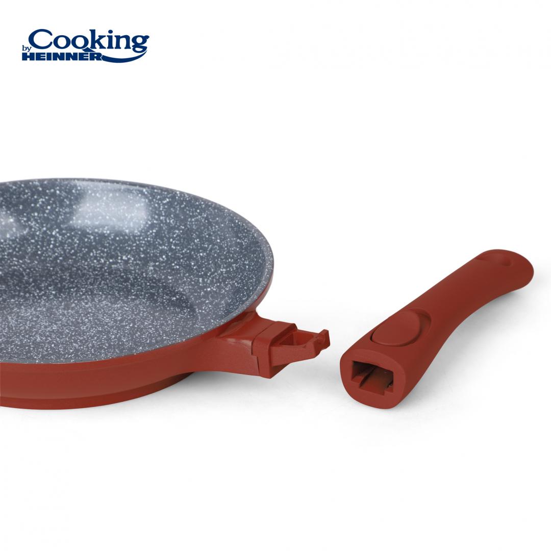 Tigaie Heinner Calabria 24cm Aluminiu Turnat cu Capac - imagine 3