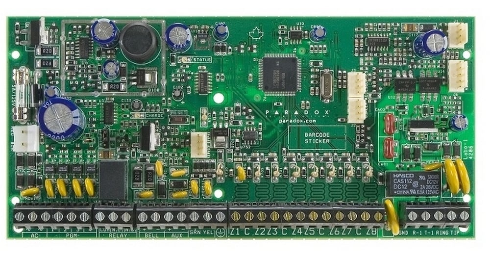 Centrală Alarmă Paradox SP6000PCB | 8 Zone