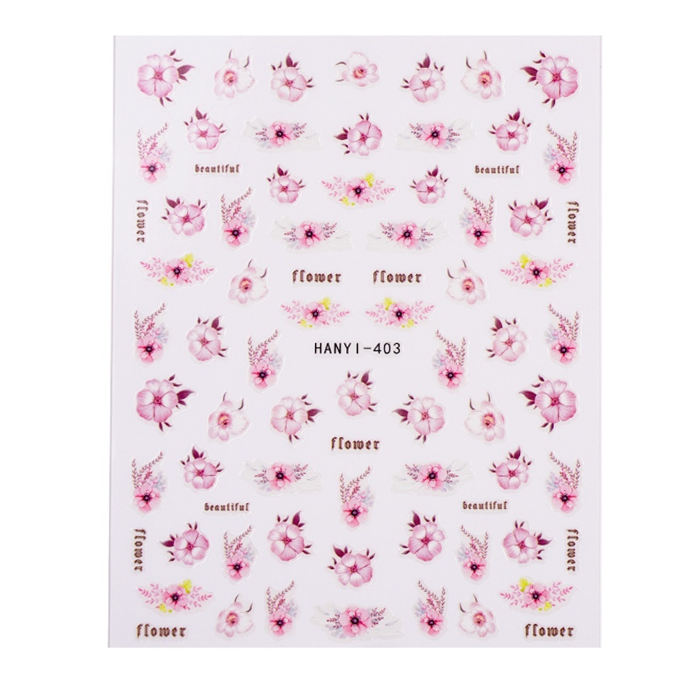 Abtibild Unghii SensoPRO Pink Petals
