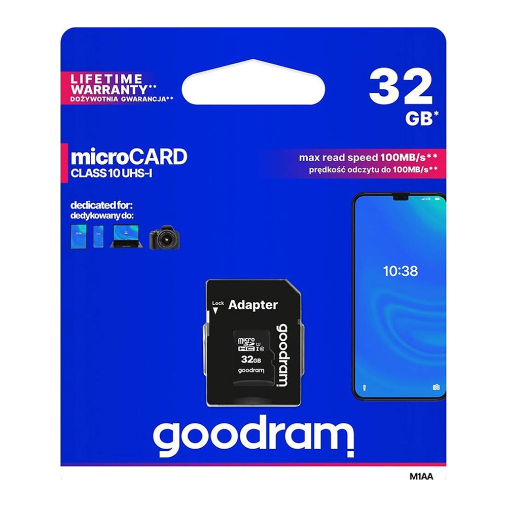 Card MicroSDXC 32GB GOODRAM + Adaptor, UHS-I, 100MB/s - imagine 5