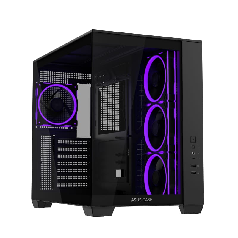 Carcasă Gaming Asus A32 PLUS TG ARGB Black - Mid Tower - imagine 2