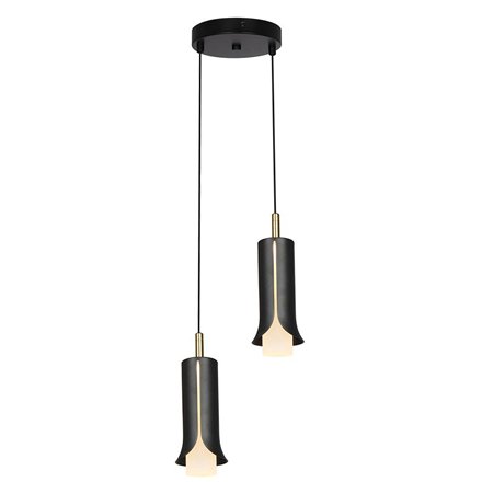 Corp iluminat LED V-TAC 10W 3000K negru, 20000 ore