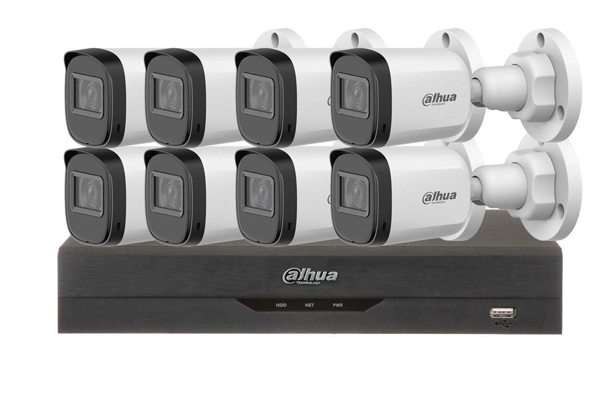 Kit Supraveghere Dahua 8 Camere FULL HD AI