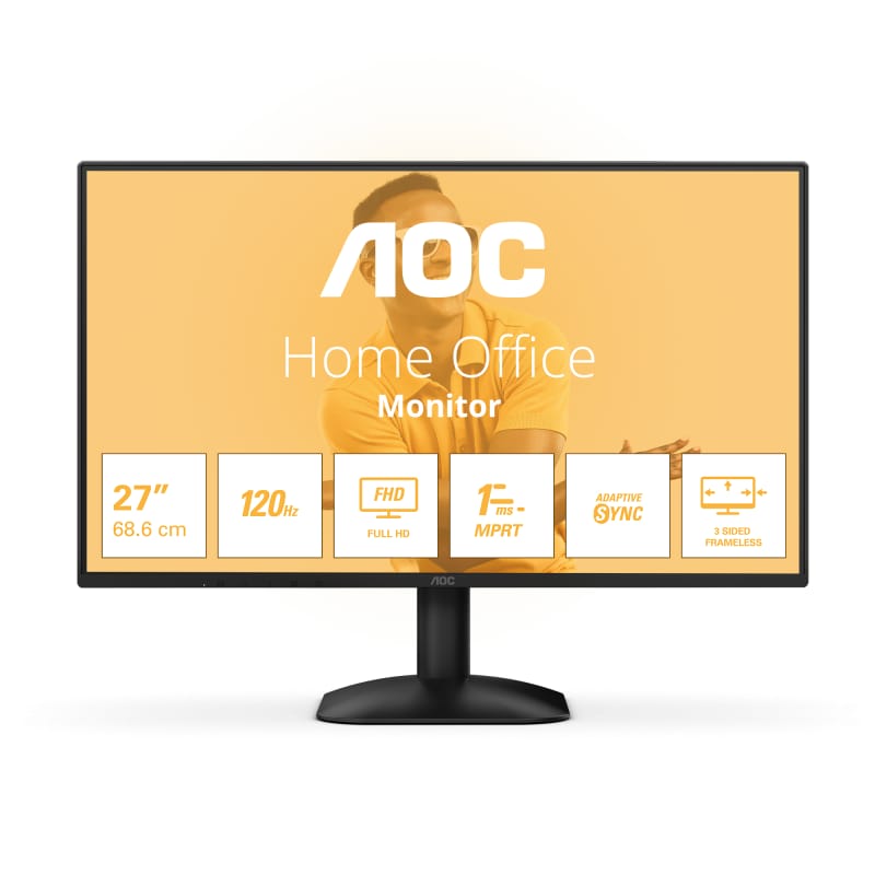 Monitor AOC 27B31H 27" Full HD IPS 120Hz - Gaming & Office - imagine 2