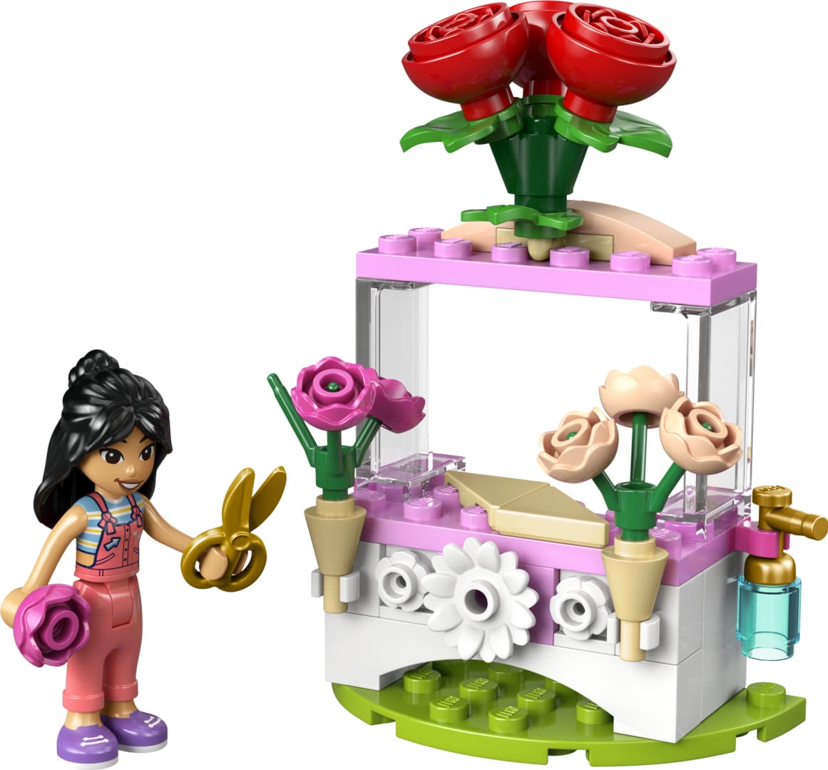 LEGO 30721 Stand cu Trandafiri - Set Creativ pentru Copii - imagine 4