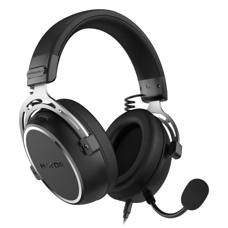 Căsti Gaming cu Fir HATOR Hypergang 3 Negru - imagine 2
