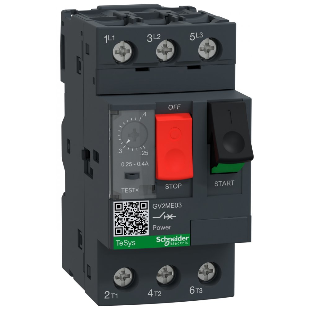 Disjunctor Motor Schneider GV2ME03AP 3P 0.25-0.4A